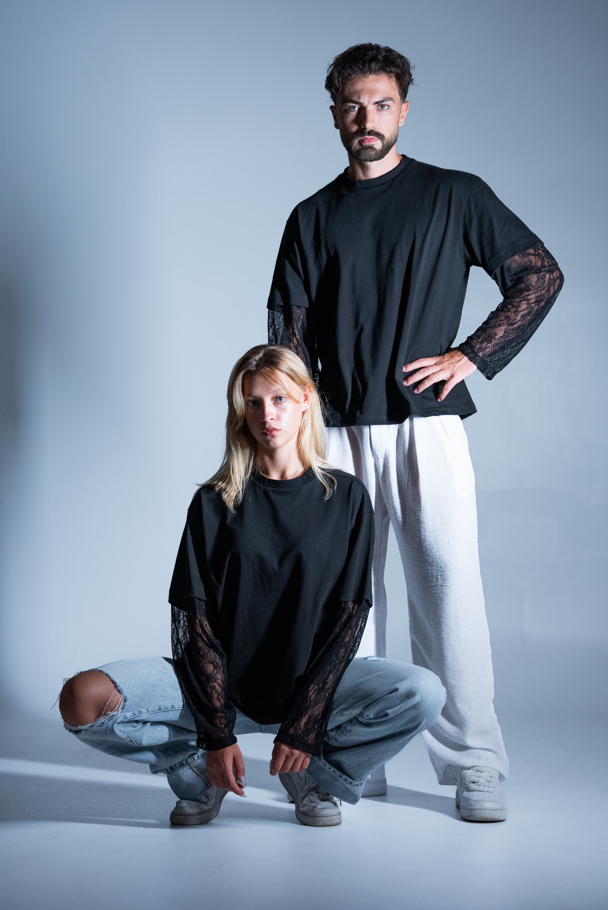 BABA Longsleeve Lace - Black