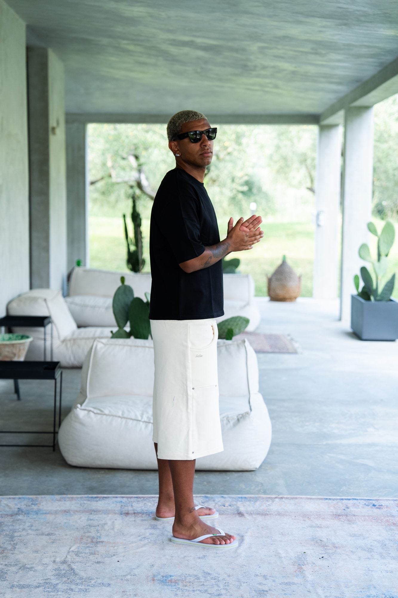 BABA Carpenter Shorts - Cream