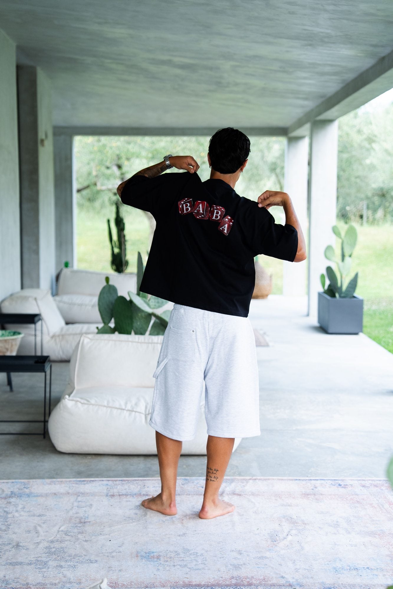 BABA Carpenter Shorts - Light Grey