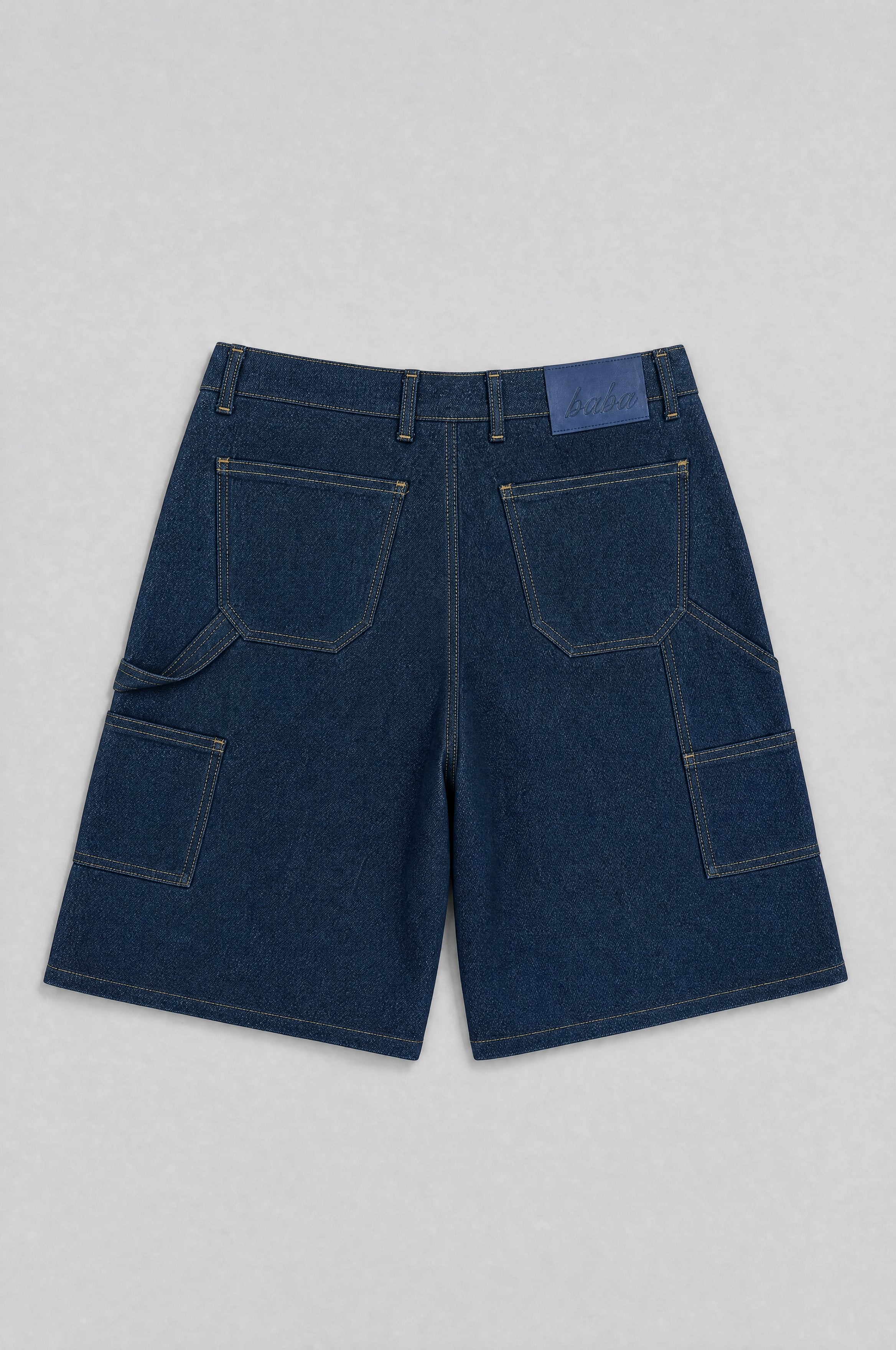 BABA Carpenter Denim Short - Blue