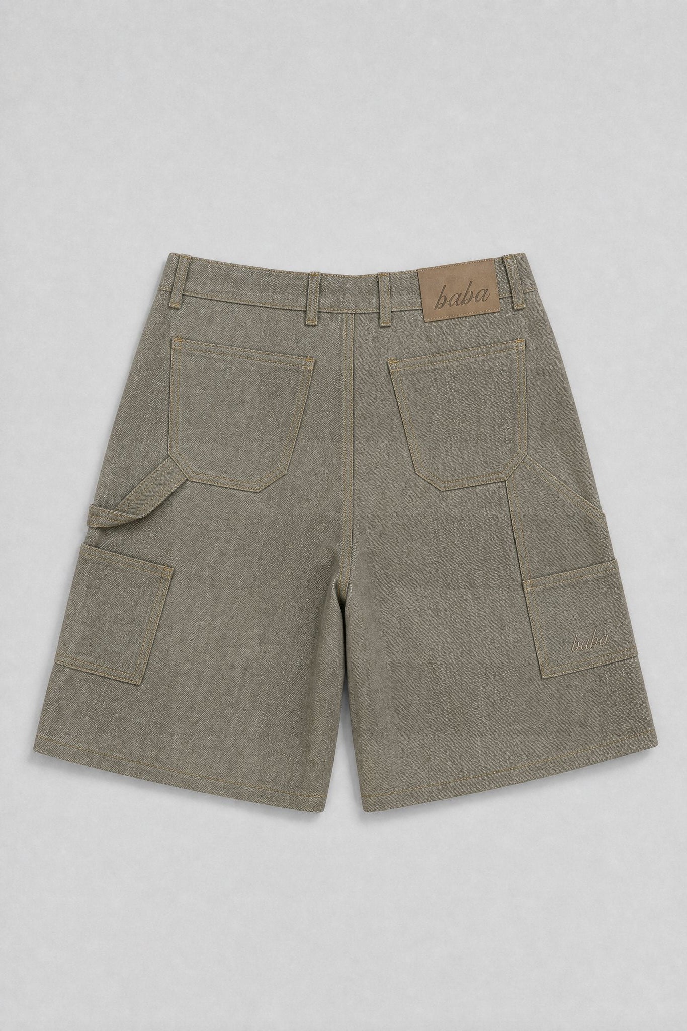 BABA Carpenter Denim Short - Beige