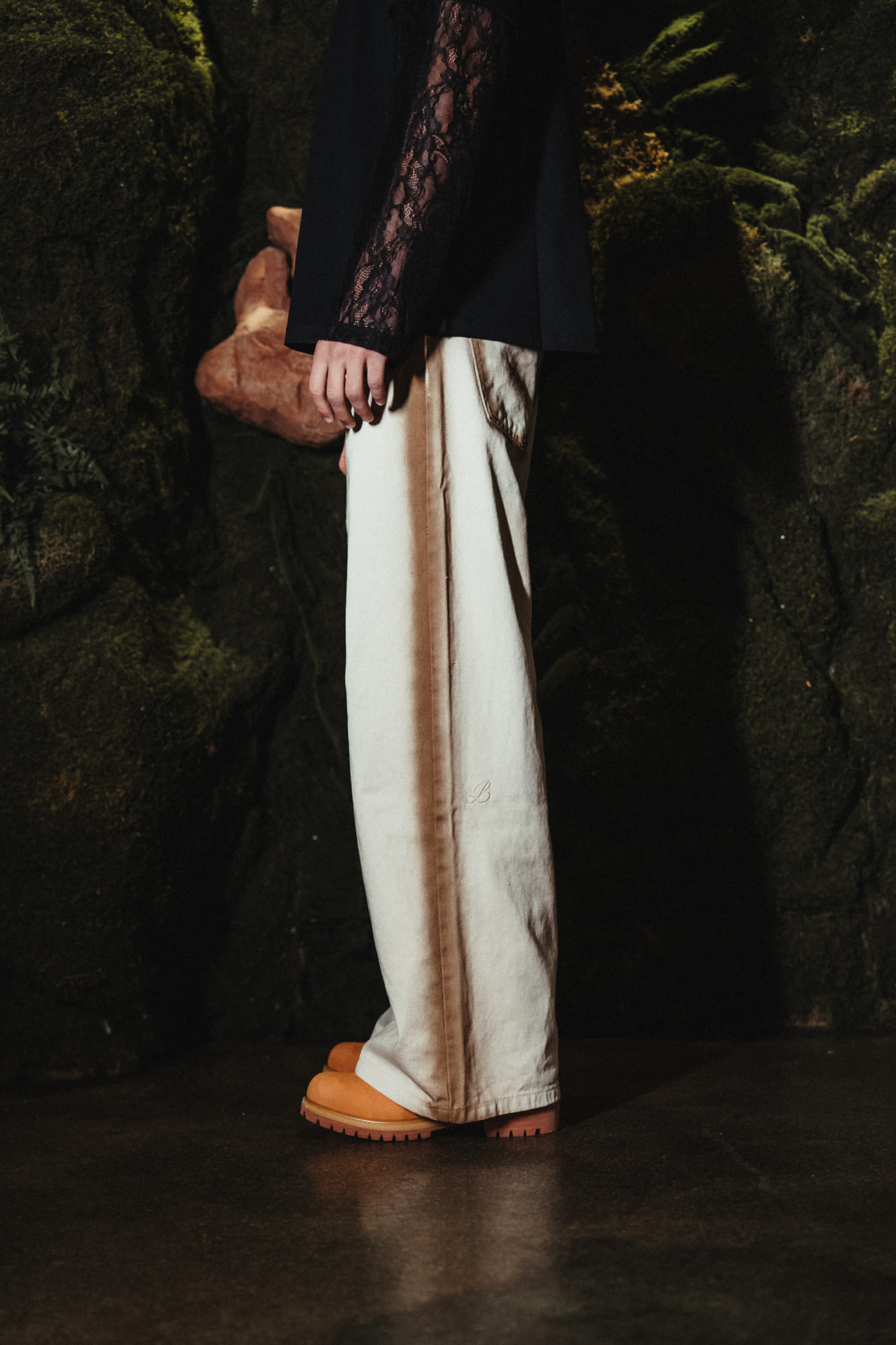 BABA Denim Sand Lines - Beige