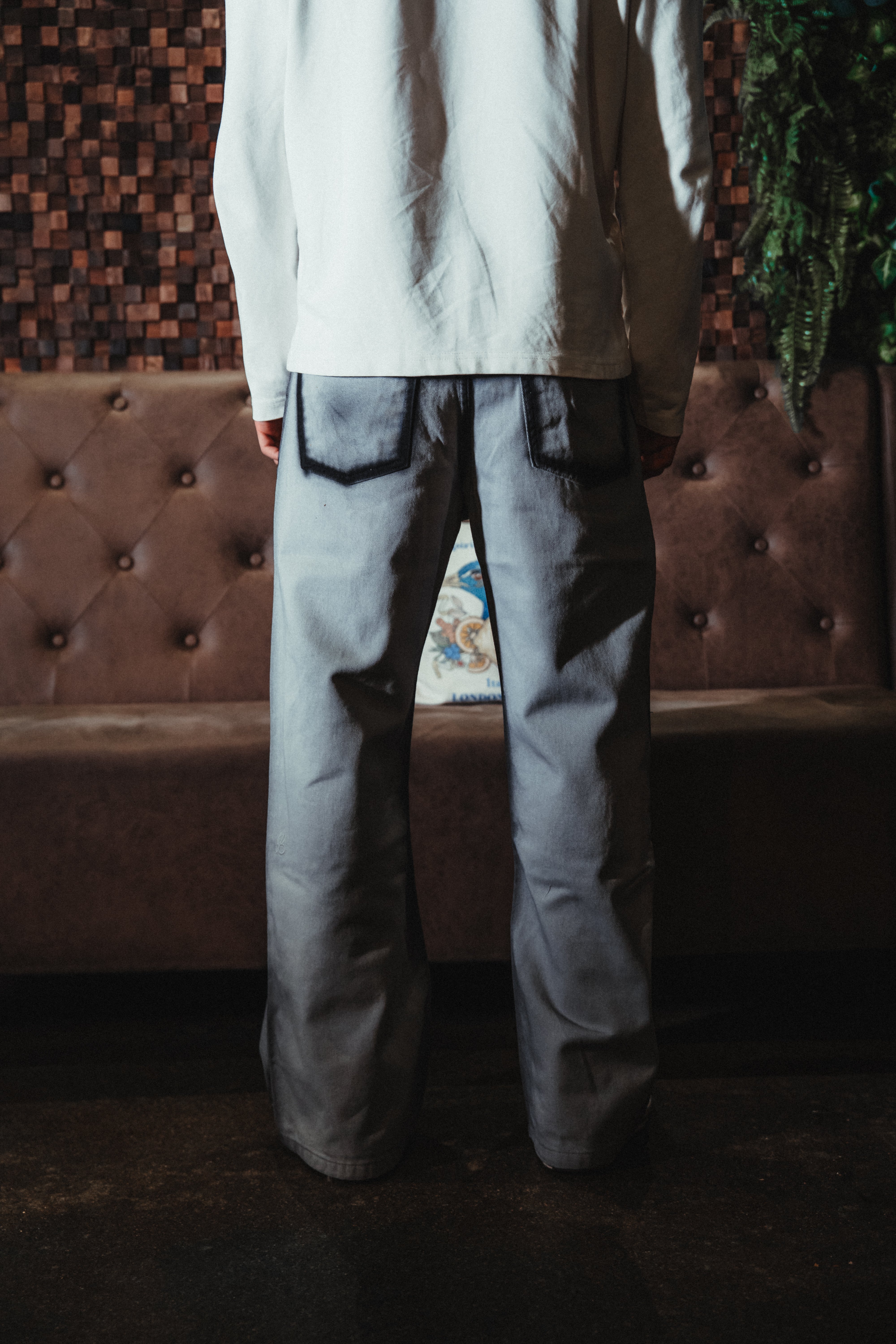 BABA Denim Stone Lines - Grey