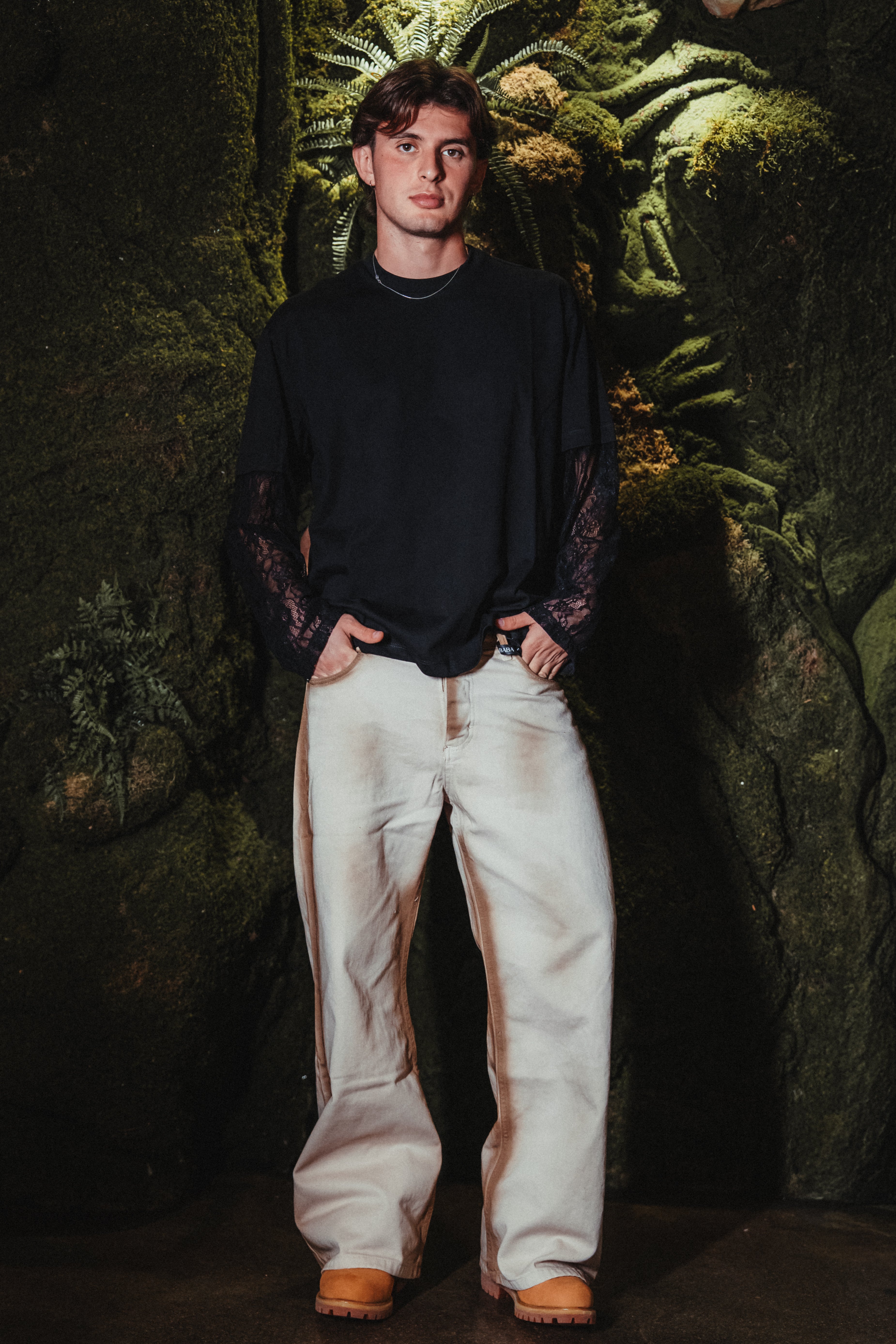 BABA Denim Sand Lines - Beige