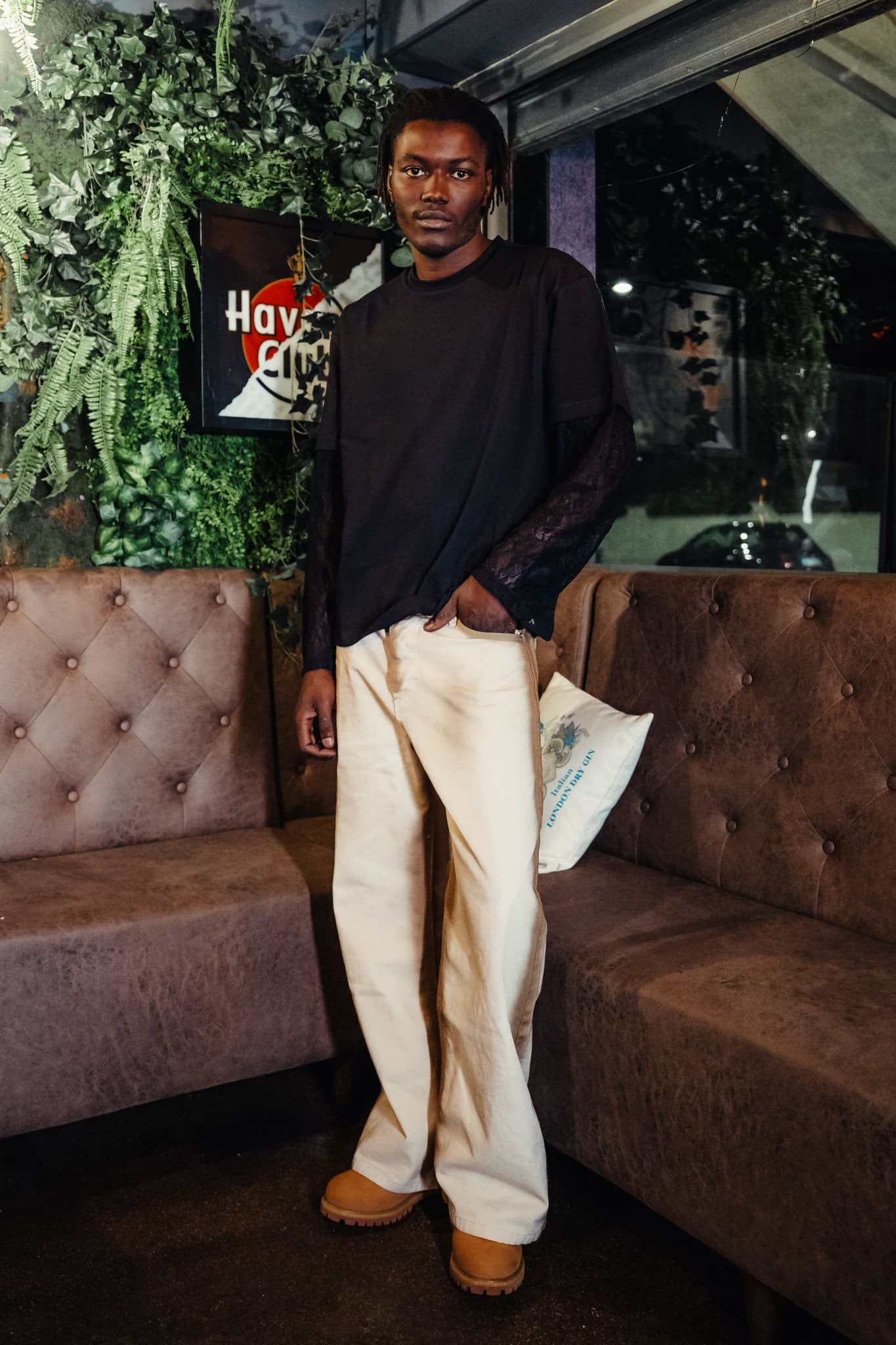 BABA Denim Sand Lines - Beige