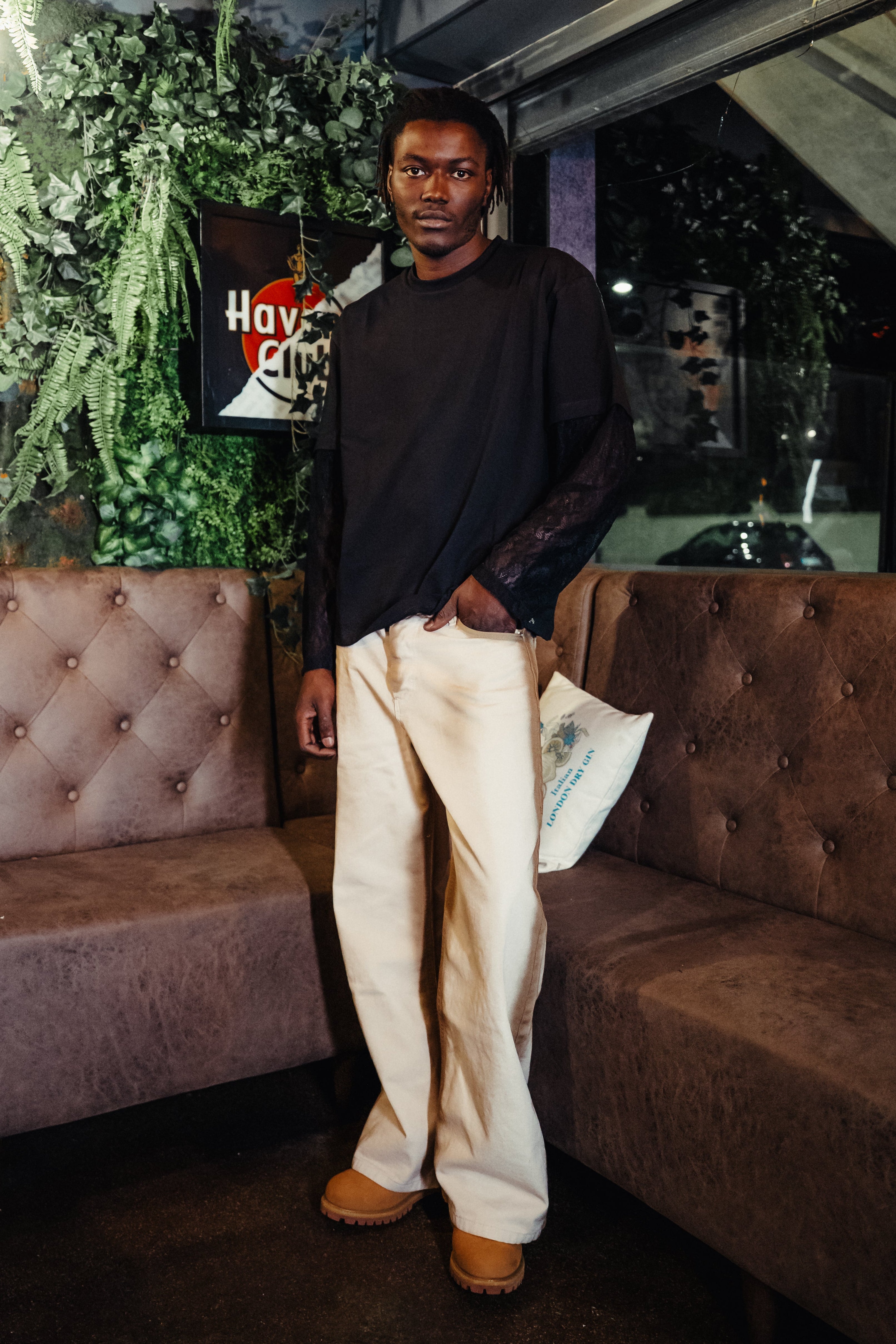 BABA Denim Sand Lines - Beige