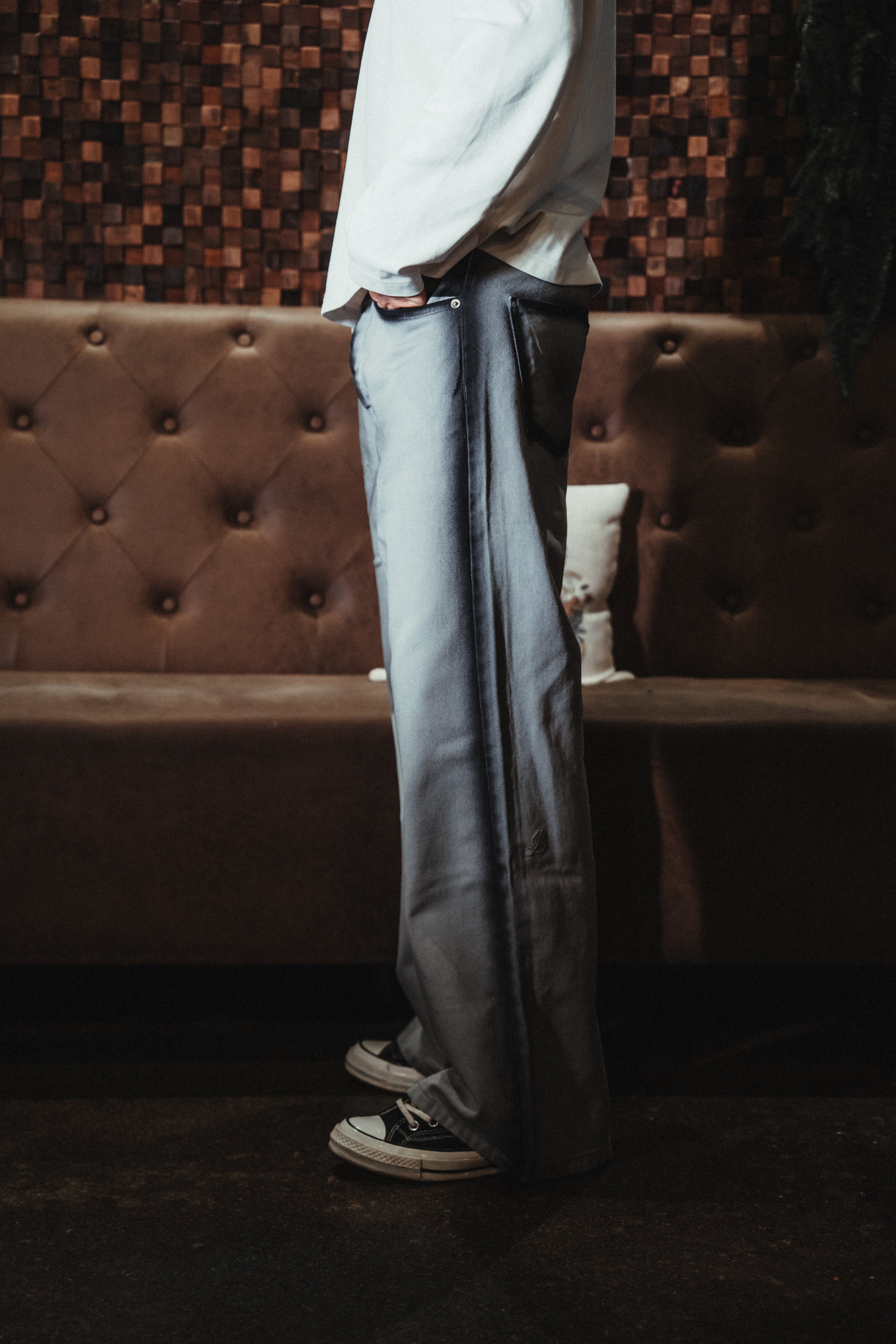 BABA Denim Stone Lines - Grey