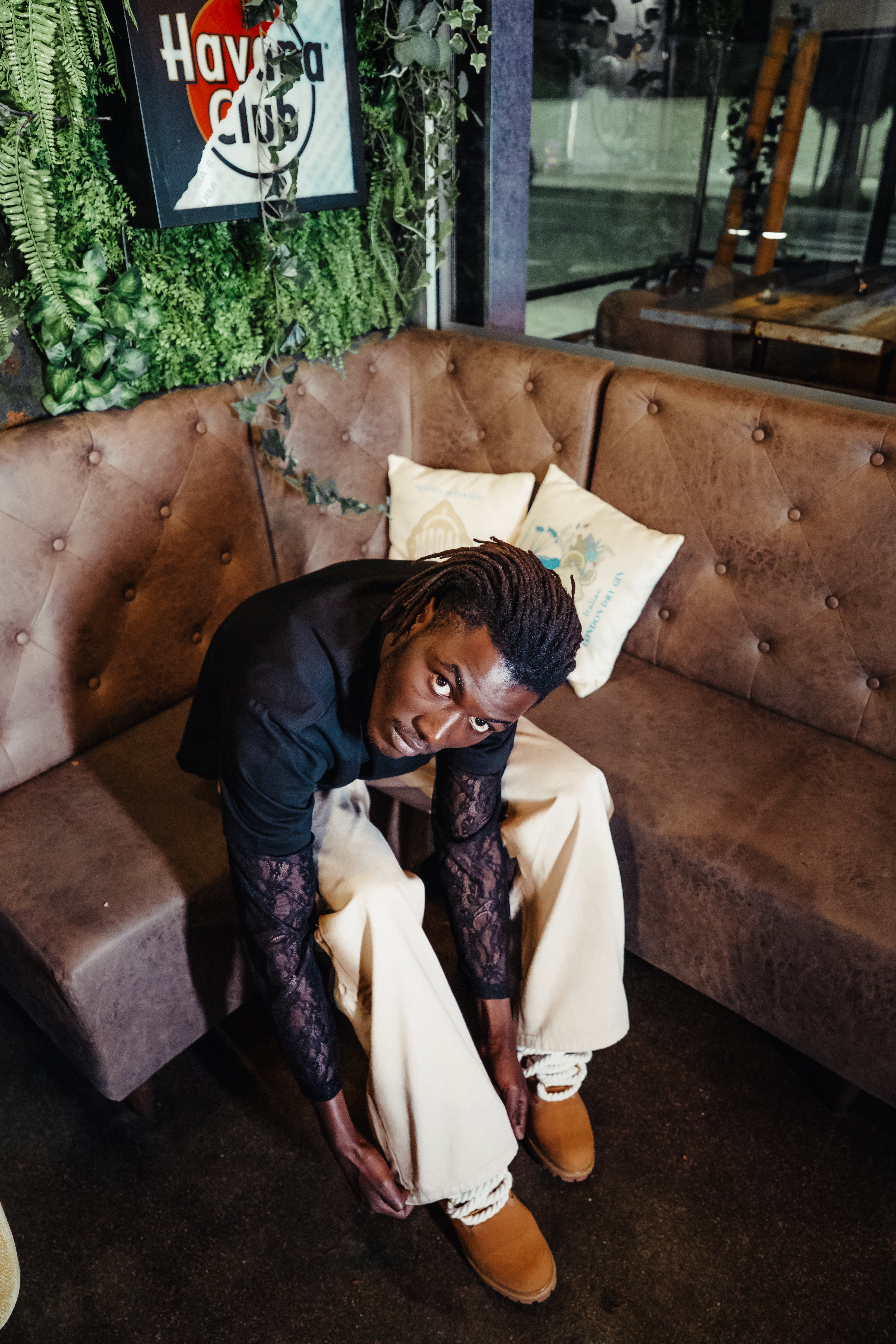 BABA Denim Sand Lines - Beige