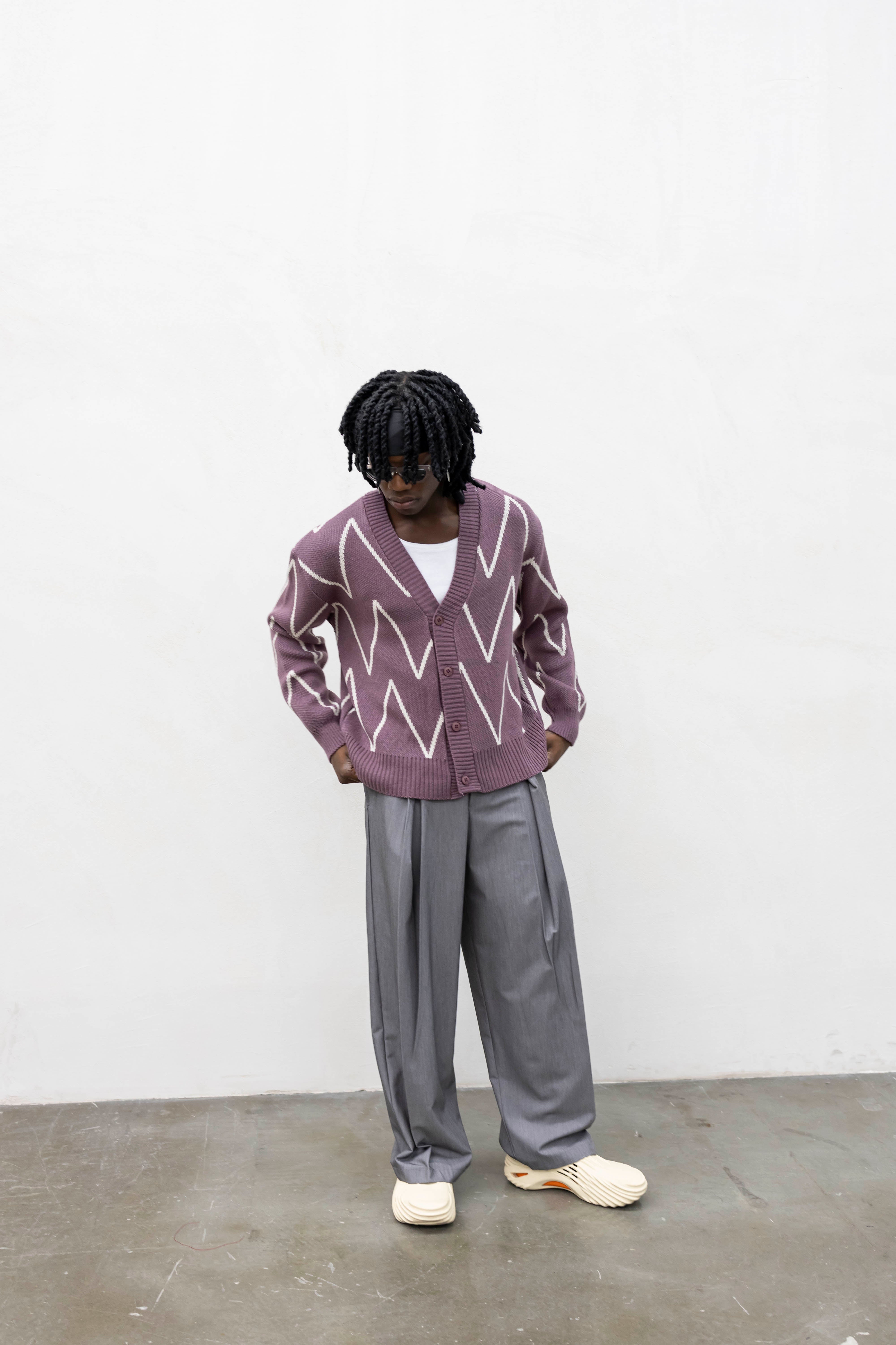 Cardigan Purple