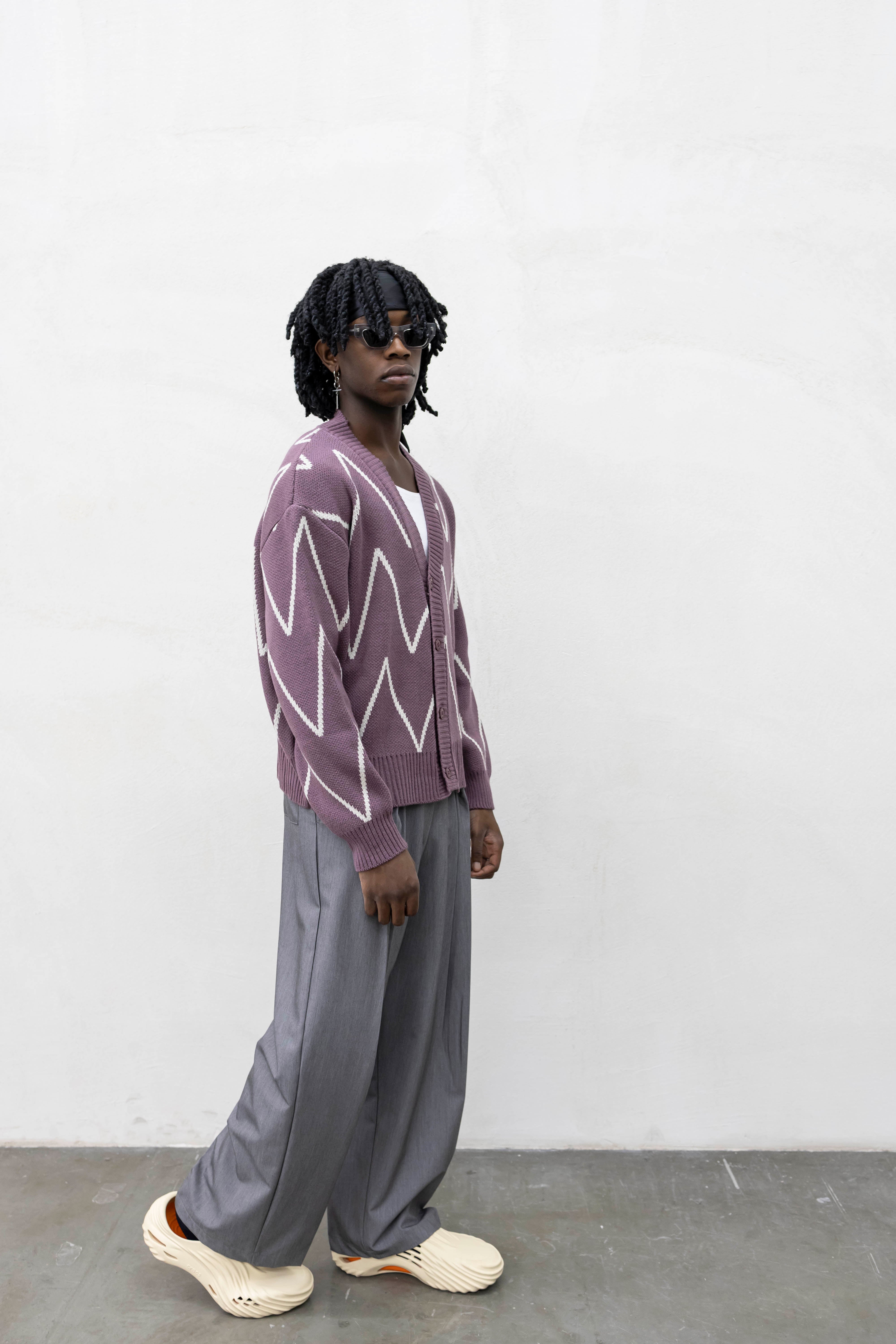 Cardigan Purple