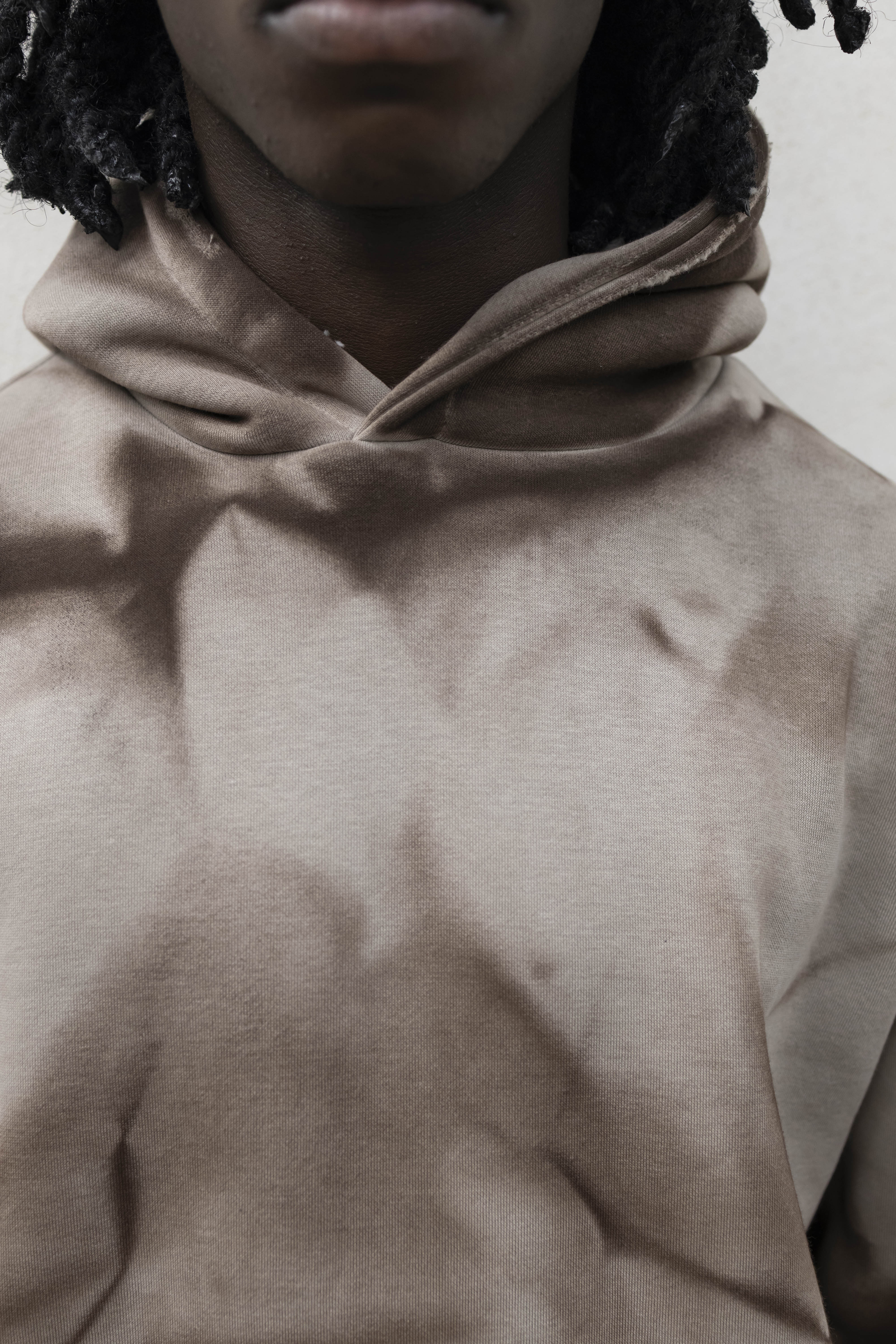 Perfect Hoodie Abstract Beige