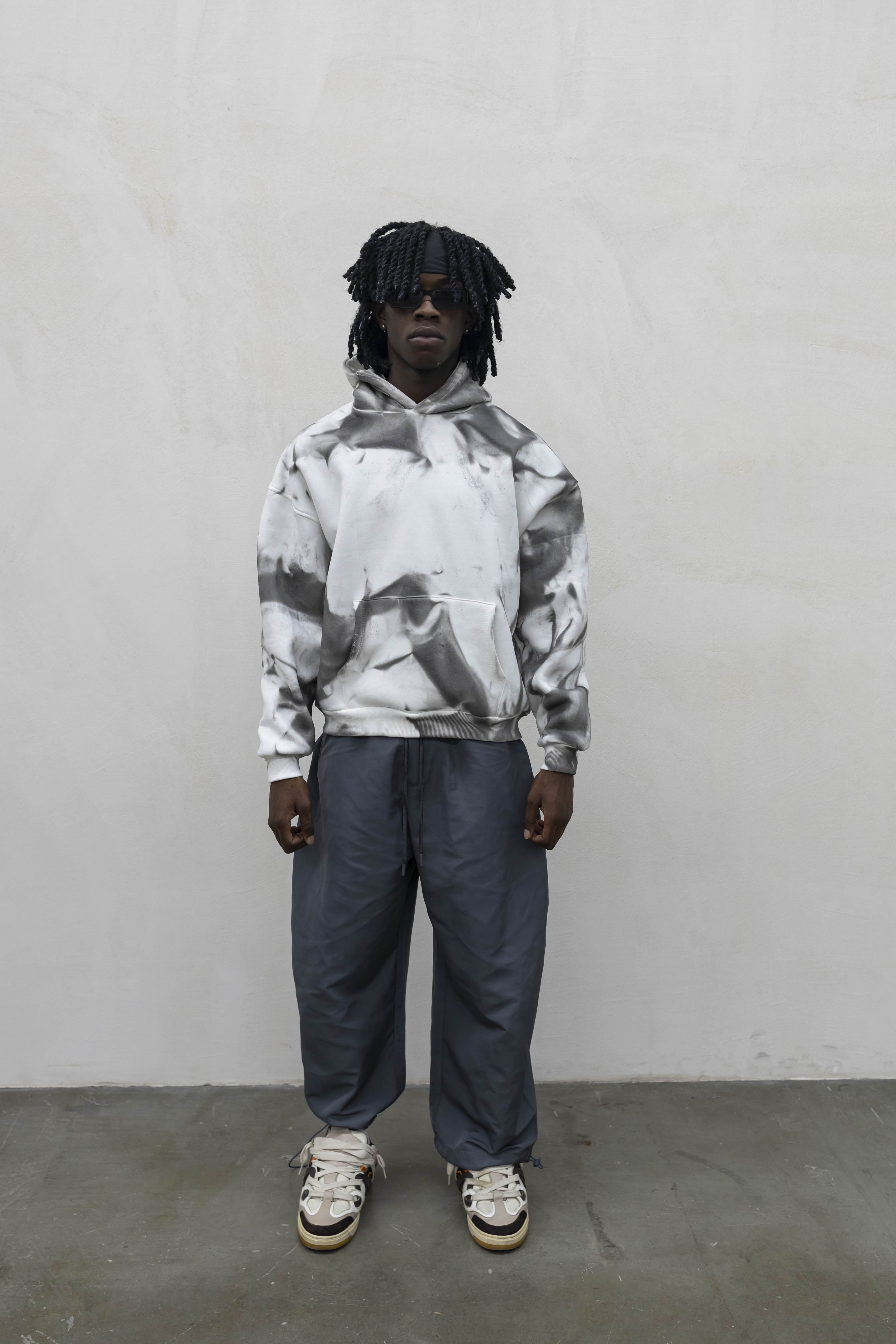 Perfect Hoodie Abstract White
