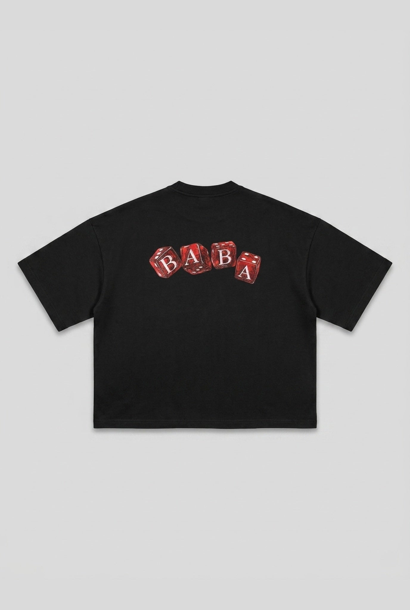 BABA T-Shirt Red Dices - Black