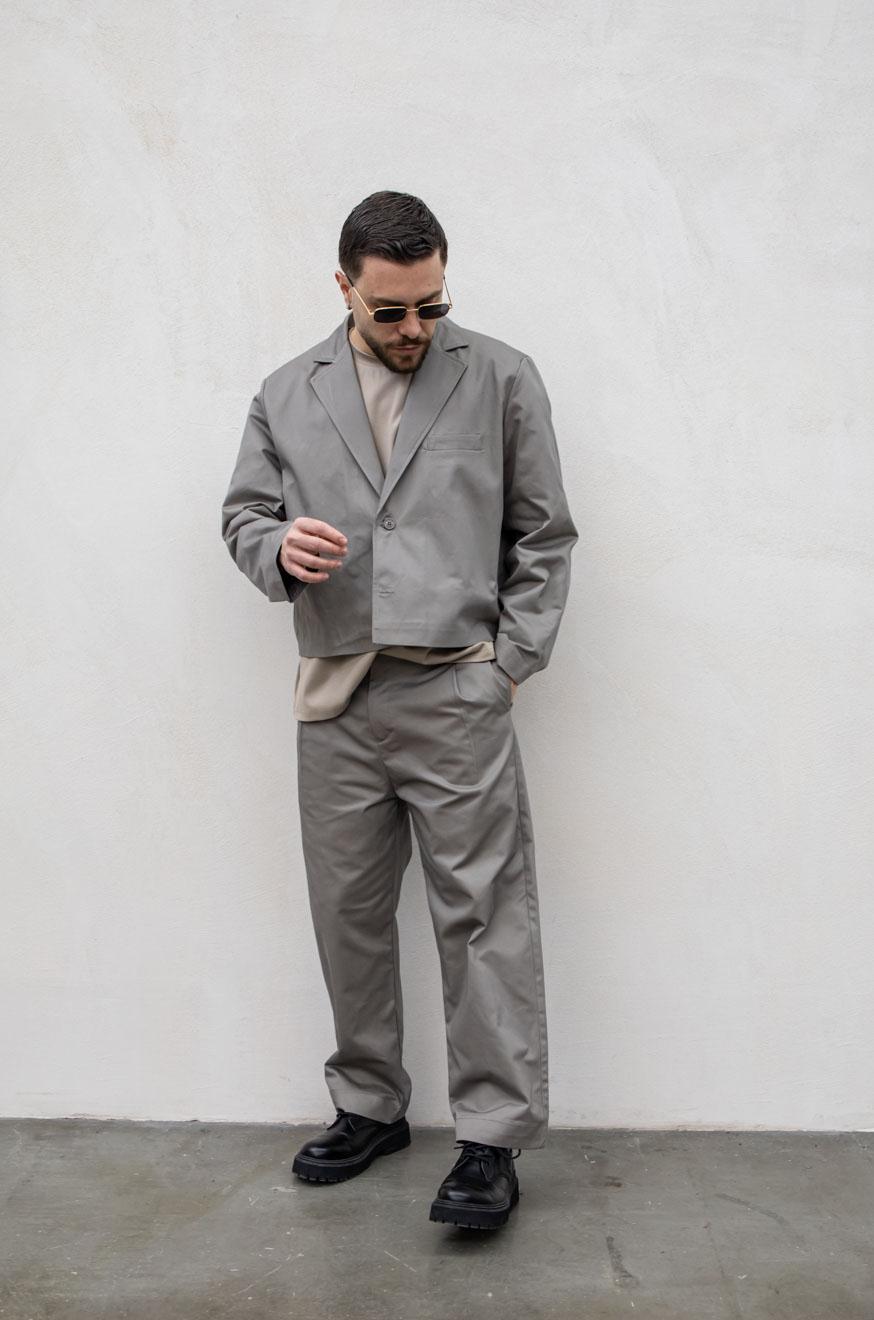 Cordset Boxy Sartoriale Grey