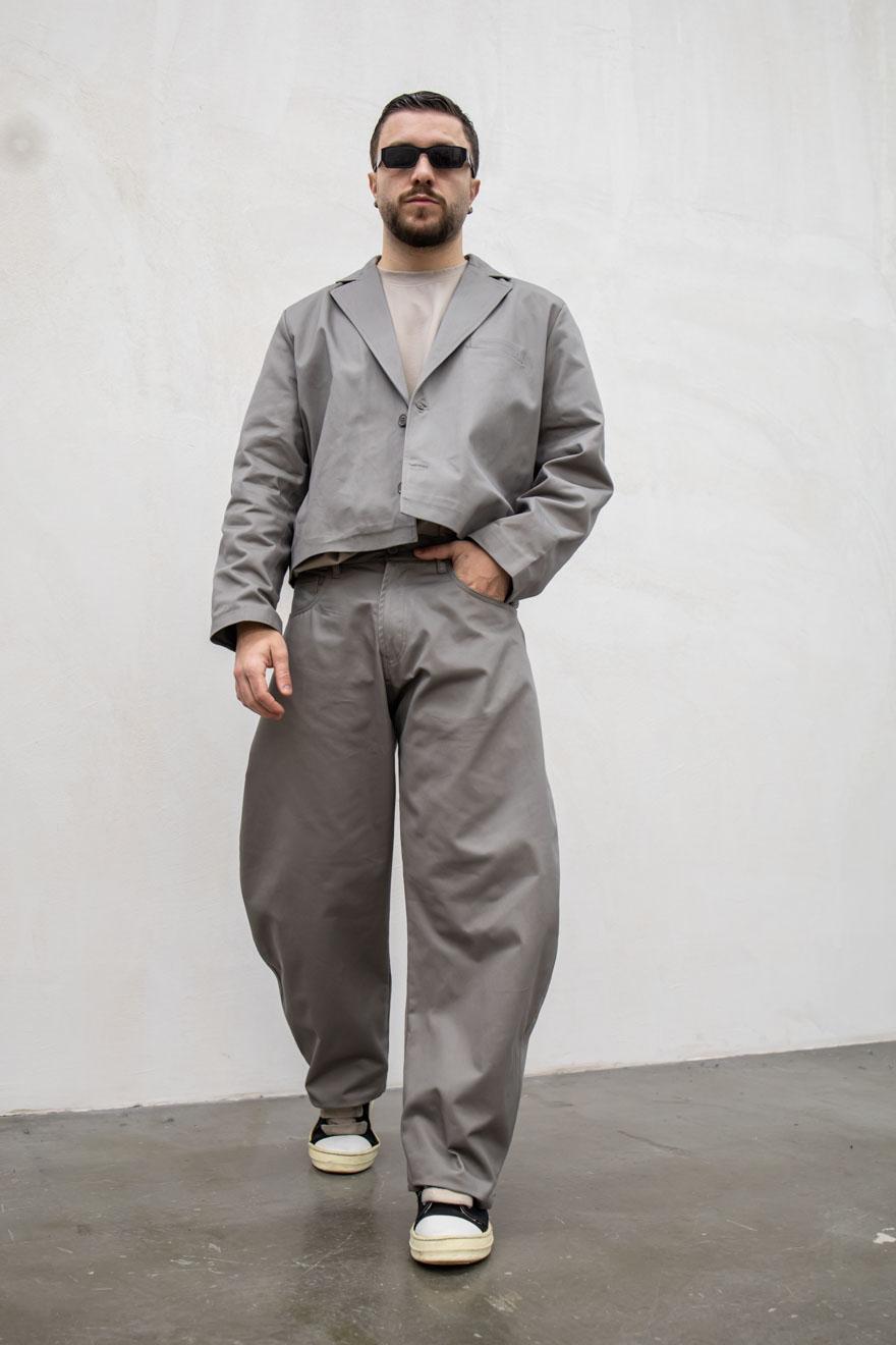 Cordset Boxy Sartoriale Grey