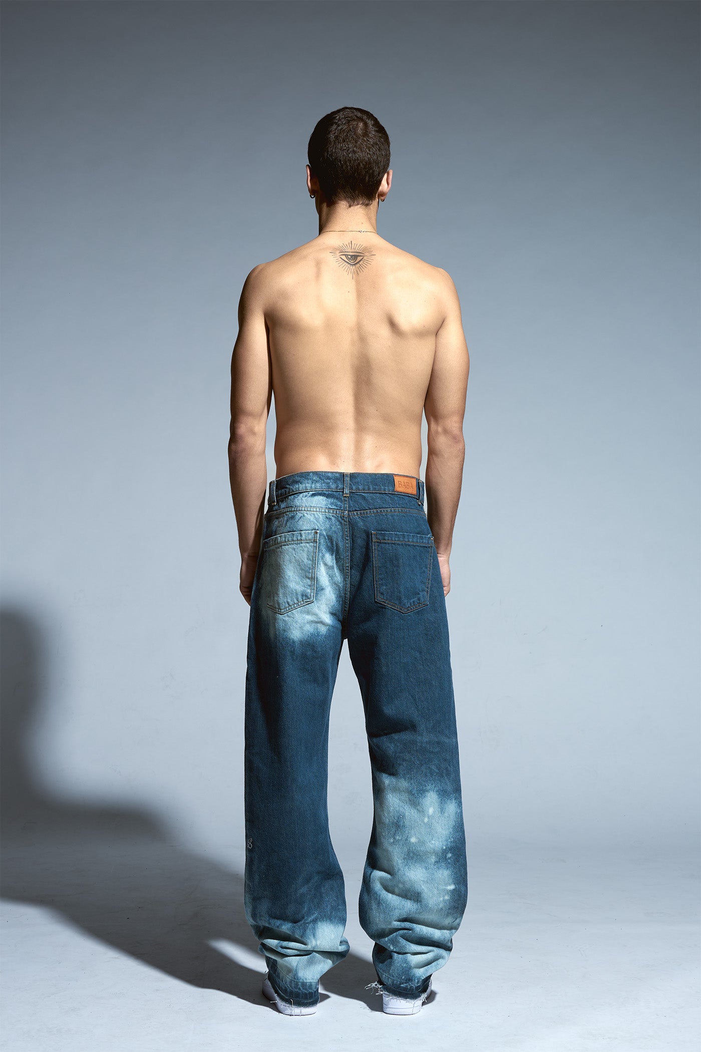 BABA Flared Denim - Washed Blue