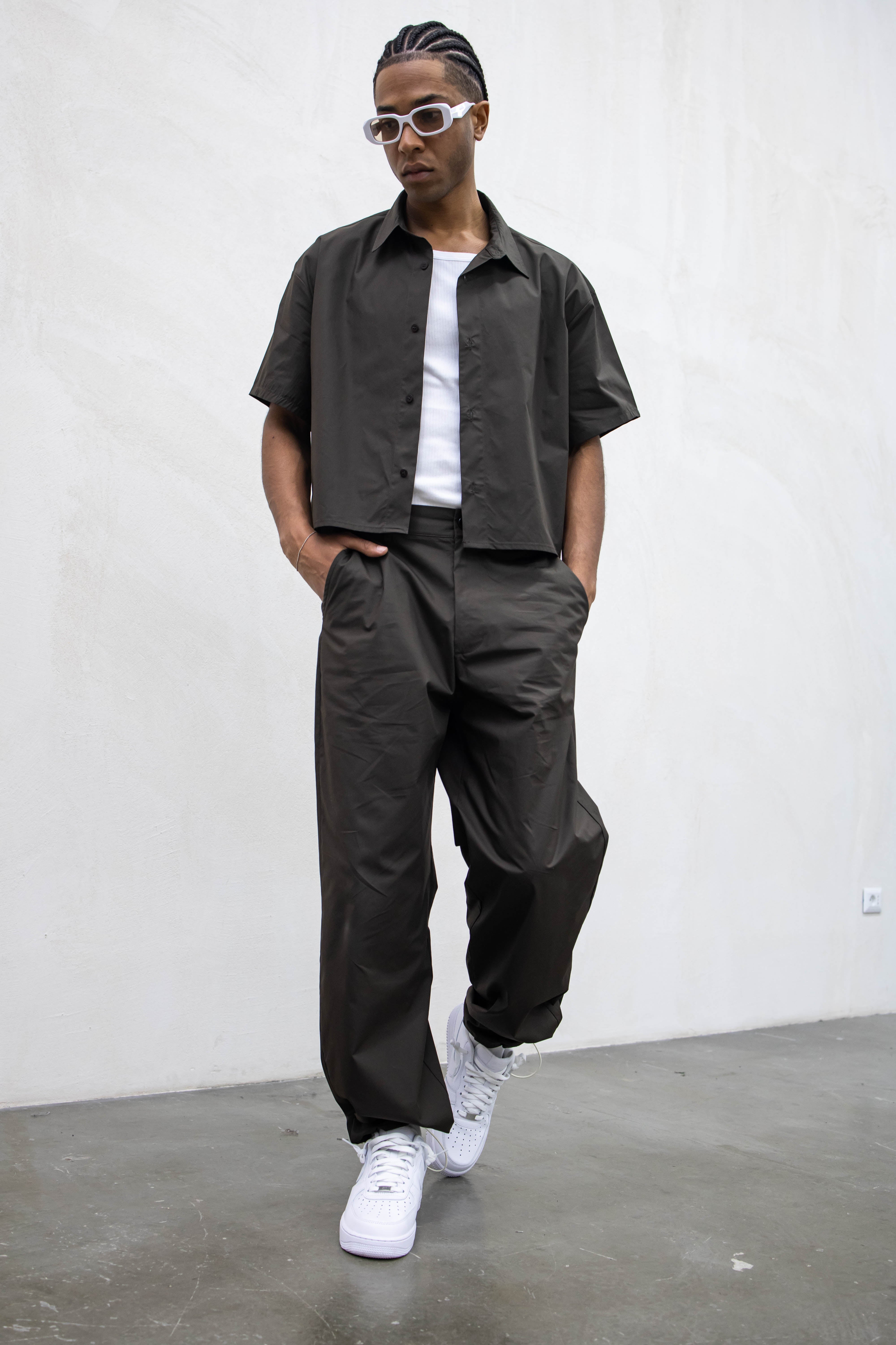 Boxy Parachute - Brown