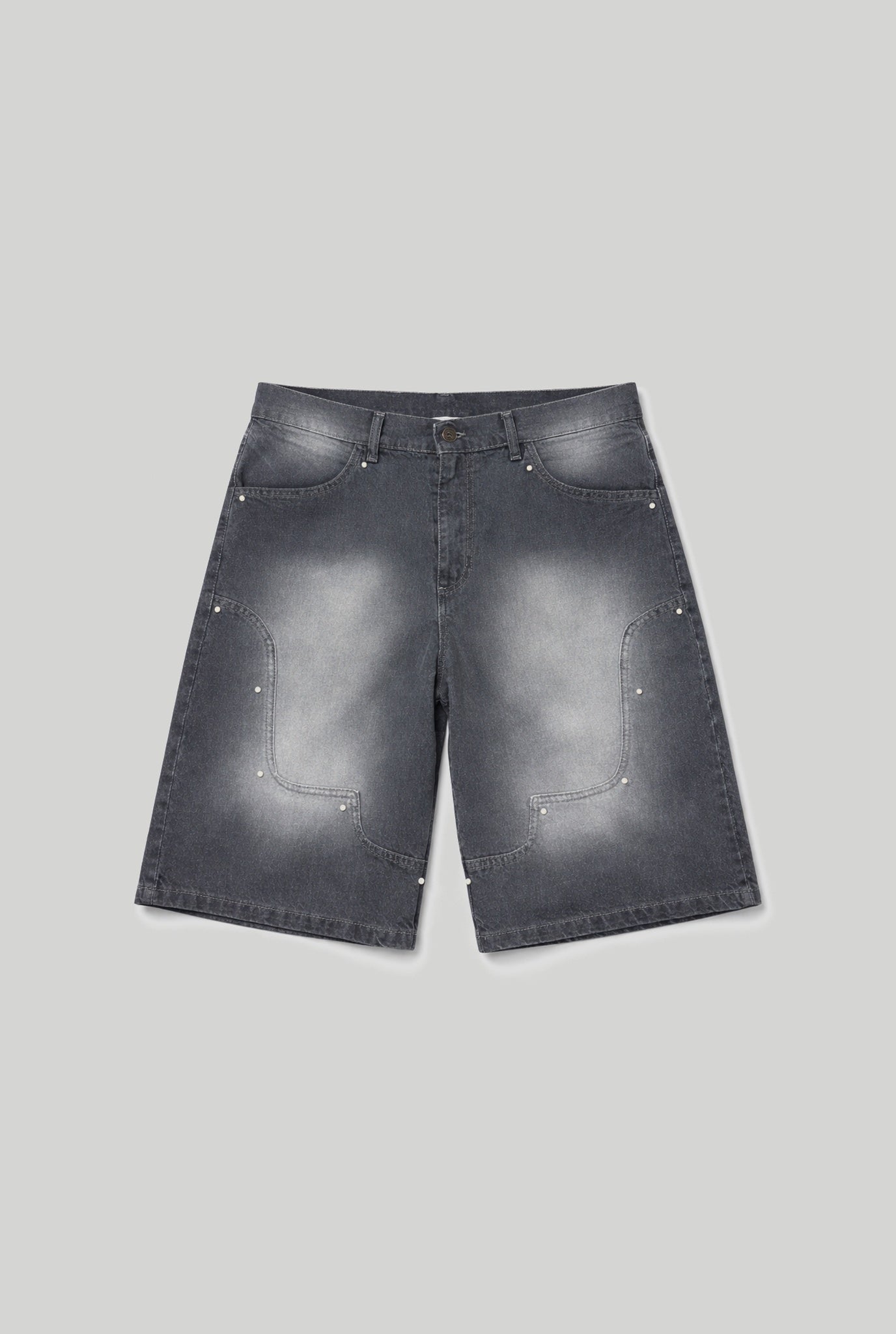 BABA Irregular Carpenter Pearls Denim - Grey
