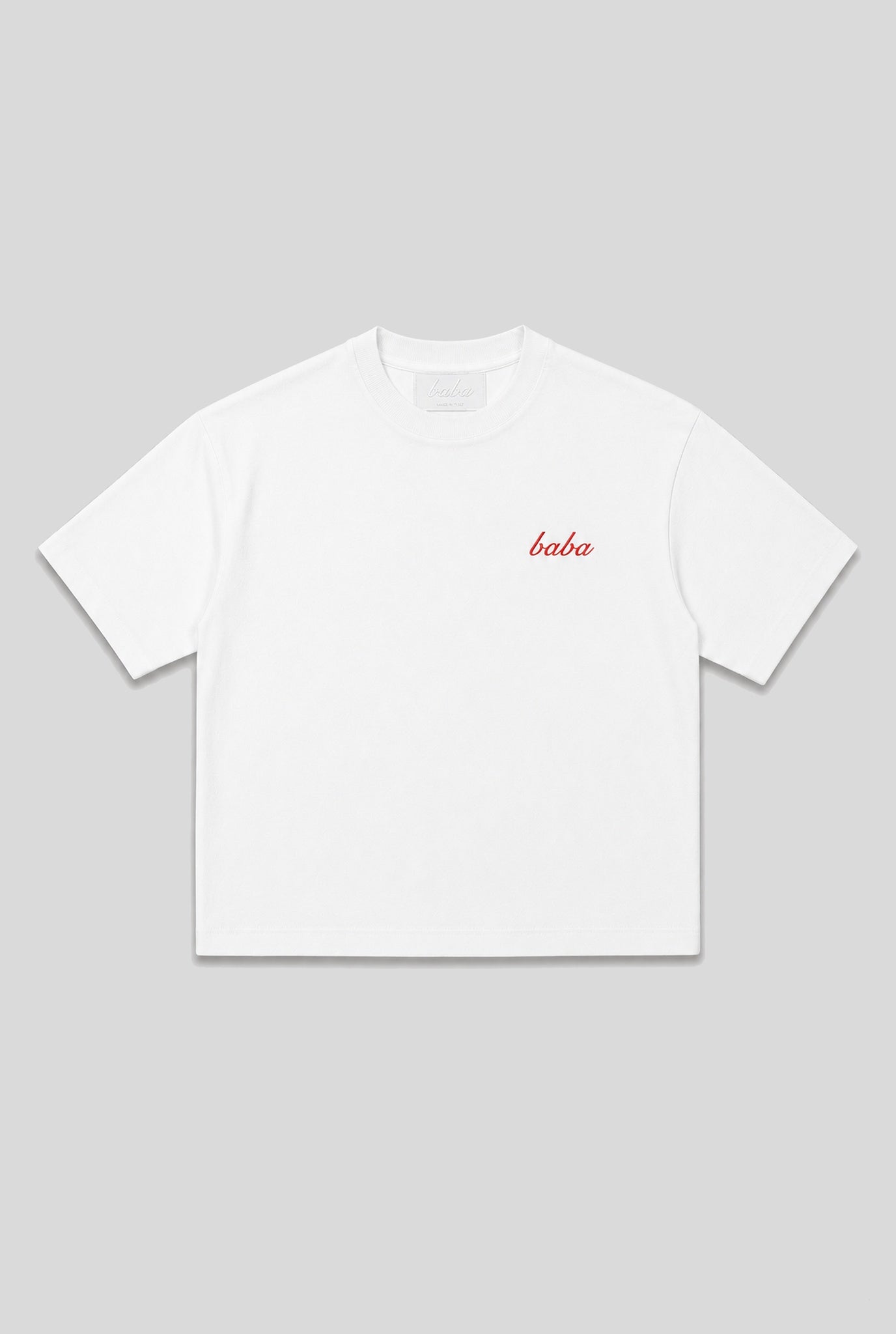BABA T-Shirt Logo - White