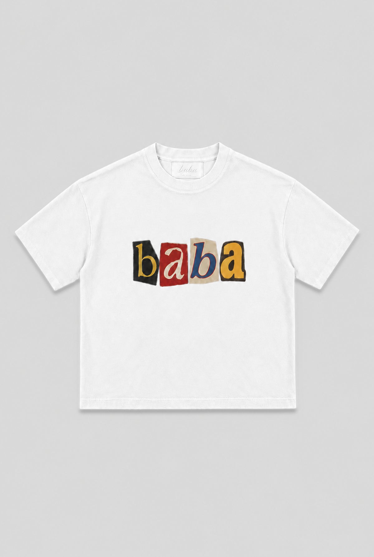 BABA Crazy Logo T-Shirt - White