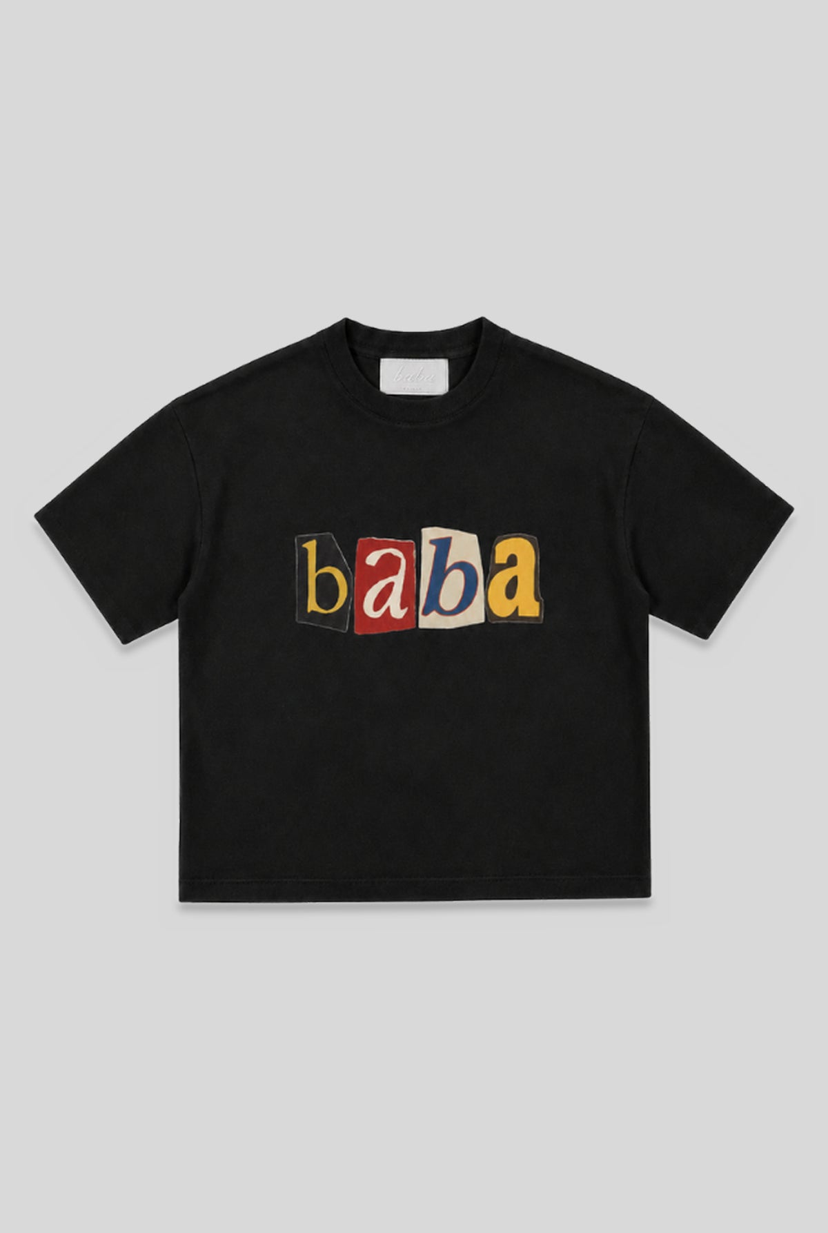 BABA Crazy Logo T-Shirt - Black